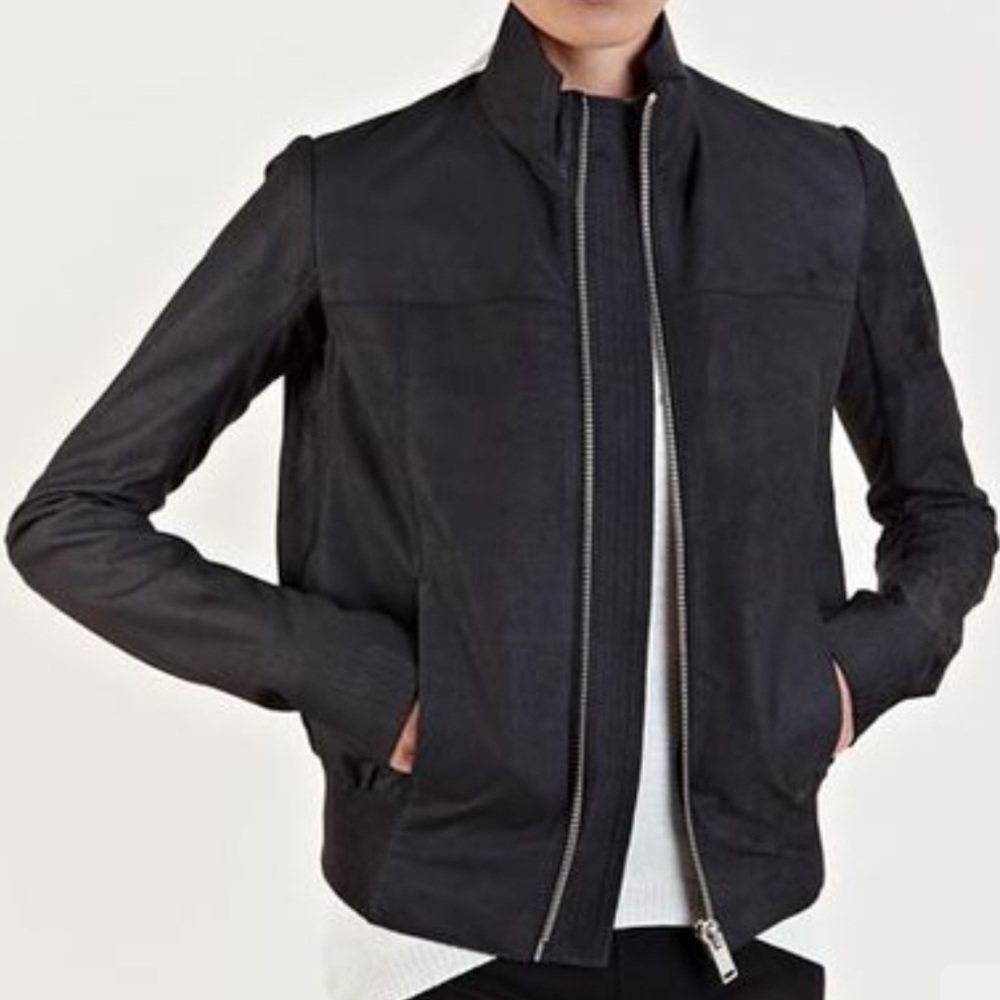 RICK OWENS // Leather Bomber Jacket RTP 3200USD